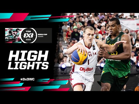 Latvia 🇱🇻 vs Brazil 🇧🇷 | Men | 3rd Place Highlights | FIBA 3x3 World Cup 2023