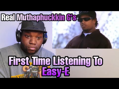Easy-E | Real Muthaphuckkin G's ( Official Video ) First Time Hearing An Easy E Song | Reaction