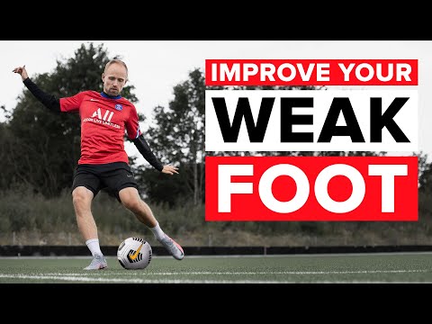 HOW TO IMPROVE YOUR WEAK FOOT | Easy steps and training drills