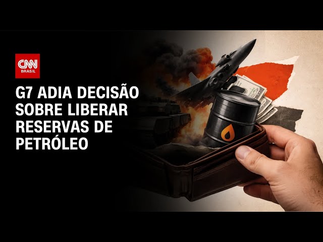 Em meio à guerra, G7 adia decisão sobre liberar reservas de petróleo | BASTIDORES CNN