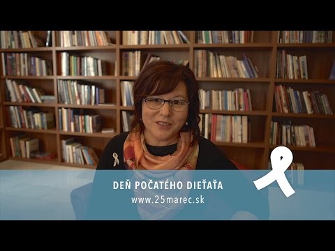 Deň počatého dieťaťa s Annou Verešovou