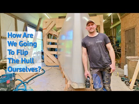 How Are We Going To Flip Our 50ft Hull? - Ep. 394 RAN Sailing