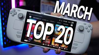 Top 20 MOST PLAYED Steam Deck Games - March 2026