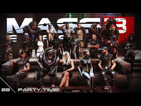 Party Time! | Shore Leave DLC | First time playing Mass Effect 3 - Pt.28