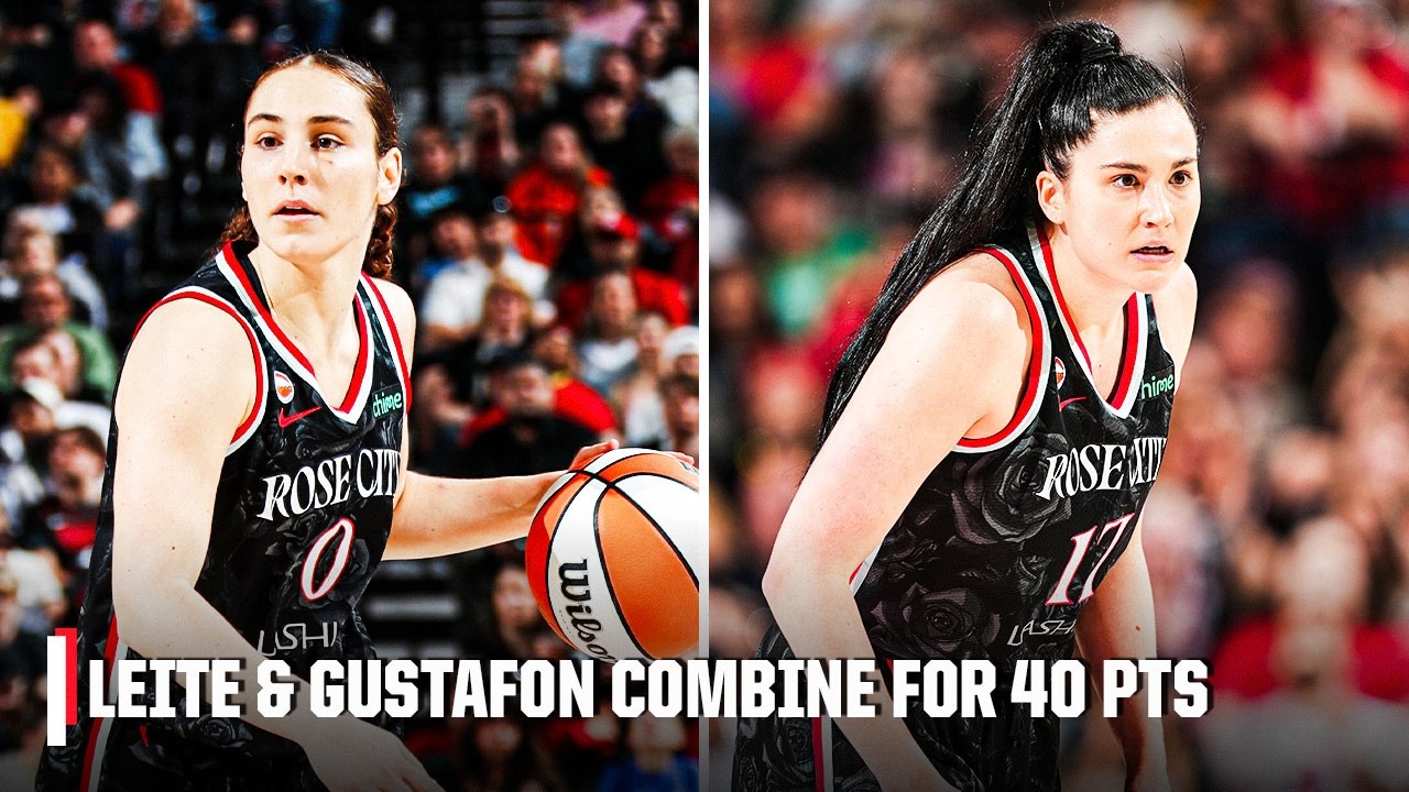 Carla Leite and Megan Gustafon combine for 40 PTS in Portland’s win over Indiana 🔥 | WNBA on ESPN