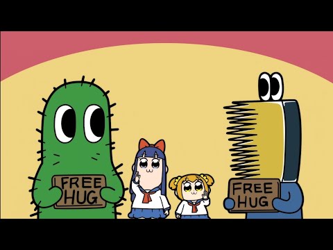 Just hug it out already! / Pop Team Epic S2 Episode 05 English Subbed