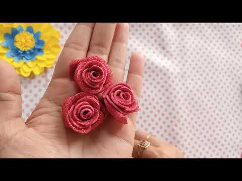 Easiest fomic sheet flower.Diy fomic sheet flower.