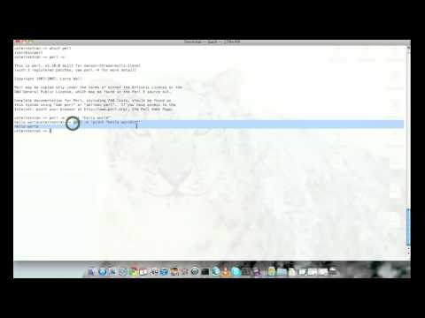 Perl for Bioinformatics