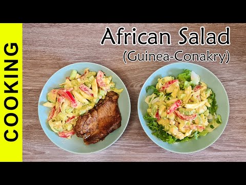 Quick Lunch: Delicious African Salad with Avocado & Eggs