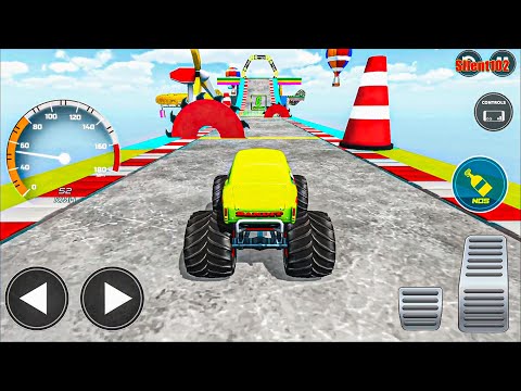 Monster Truck Mega Ramp - Extreme Stunts GT Racing #3 - Android Gameplay