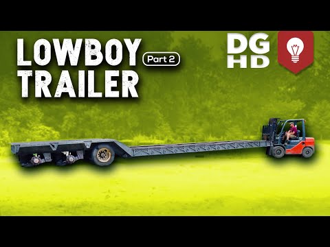 How Bad Is It? What's Left of this Tri-Axle Lowboy Trailer After Blasting [EP2]
