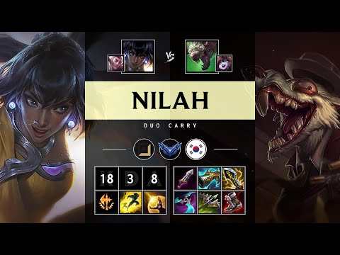 Nilah ADC vs Twitch: Triple Kill, Legendary - KR Diamond Patch 25.S1.1