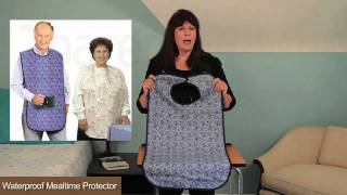 Adult Bib Waterproof Mealtime Protector - MEPP13836SF