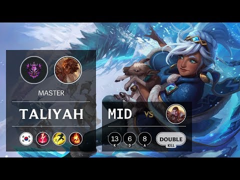 Taliyah Mid vs Jayce - KR Master Patch 9.13