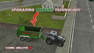 Upgrading manure technology in fs 14/Farming simulator 14 timelapse