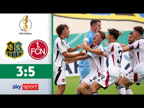 Entscheidung im Elfmeterschießen! | 1. FC Saarbrücken - 1. FC Nürnberg | Highlights | DFB Pokal
