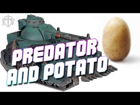 Plastic Deimos pattern Predator & one leaky, giant Angron