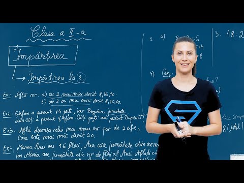 Împărțirea la 2 - Matematica - Clasa II-a