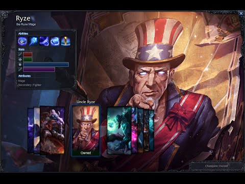 Uncle Ryze Skin Spotlight Gameplay 1080p HD League Of Legends