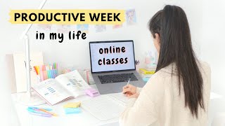 A Week in my Life as an Online Student 👩🏻‍💻 productivity, self care and a LOT of assignments! 📝