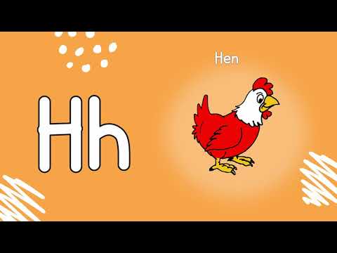 Learn Hh with Five Words | words with h, english vocabulary words that start with h phonics ABC song