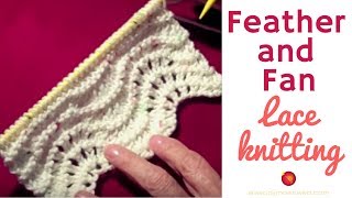 Feather and Fan Stitch Lace Pattern