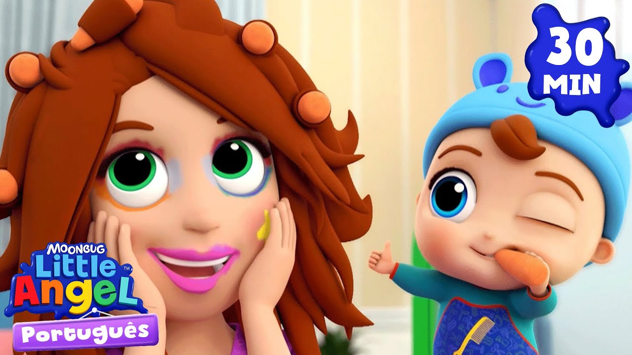 Hora da Maquiagem da mamãe 💄💅  Little Angel Brasil | Músicas Infantis em Português