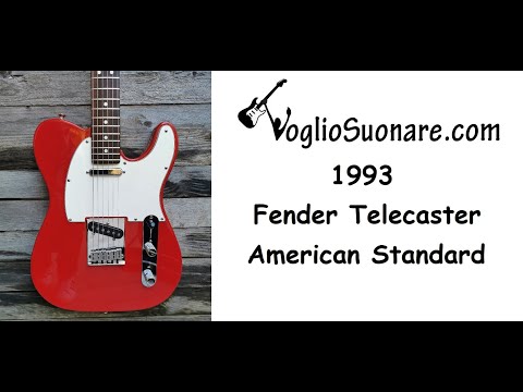 1993 Fender Telecaster American Standard Dakota Red image 18
