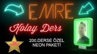 Photoshop Hazır Neon Psd Paketleri.Photoshop Dersleri.Photoshop Eğitim Seti.