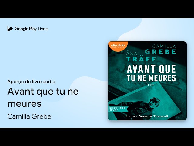 Vídeo relacionado con Avant que tu ne meures (Siri Bergman, Tome 3) (French Edition)