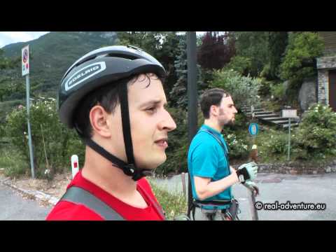 Abstieg vom Castel Drena - Dro am Gardasee - Abenteuer Alpin 2011 (Folge 12.5)