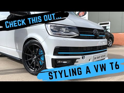 Volkswagen Transporter T6 - Styling and Customising - Blue Brake Callipers and Trims - VW MODS