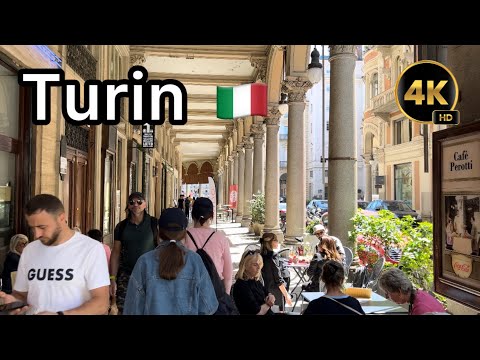 Turin, Italy 🇮🇹  Walking Tour June 1, 2024 City Walk 4K HD