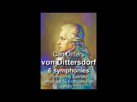 Dittersdorf 6 Symphonies from String Quartets (1789) arranged for VST plugins by François Piel