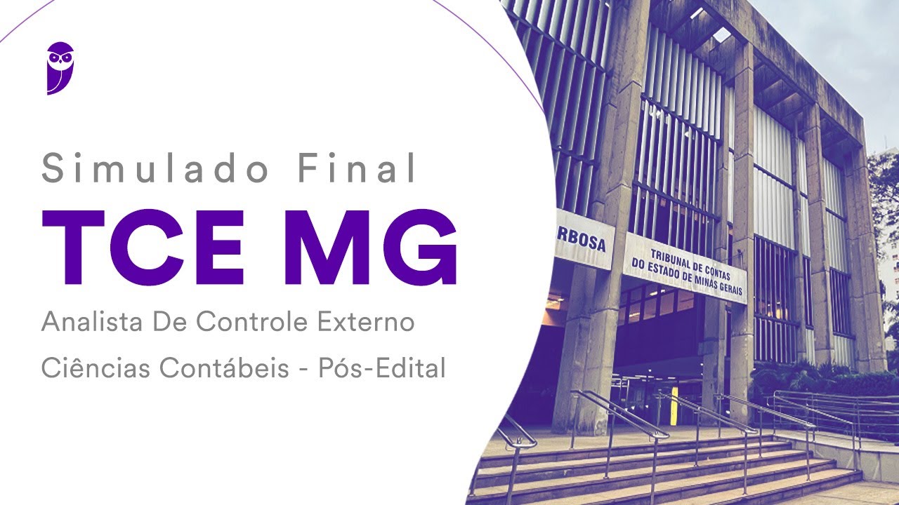 Simulado Final TCE MG - Analista De Controle Externo - Ciências Contábeis - Pós-Edital - Correção