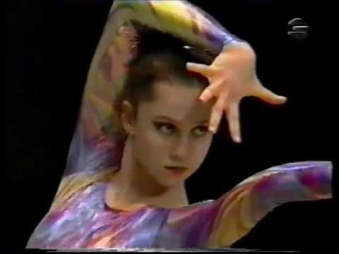 Evgueniya PAVLINA (BLR) ribbon - 1997 Ludwigsburg masters EF