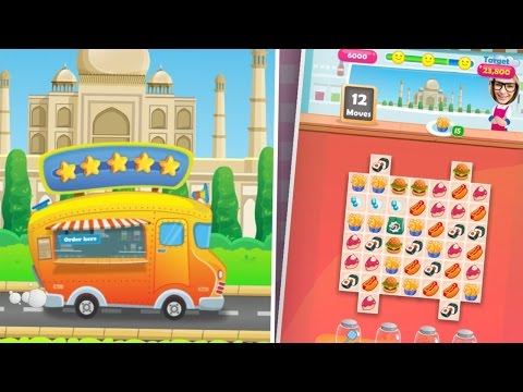 🚜 Food Truck: Match 3 Game Free Video