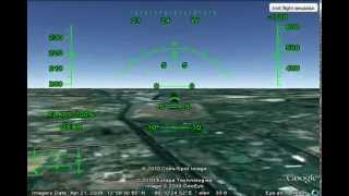 Google Earth Flight Simulator: Landing & Take-off