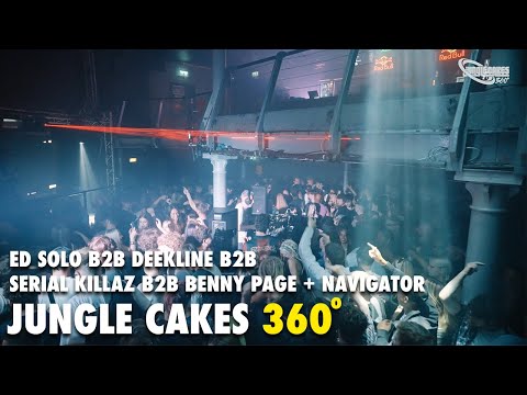 Ed Solo B2B Deekline B2B Serial Killaz B2B Benny Page  - Jungle Cakes 360 | Live from Lakota Bristol