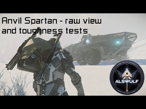 Star Citizen 3.15.1: Anvil Spartan - raw view and toughness tests