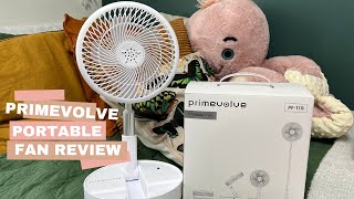 Primevolve Portable Fan Unboxing and Review 2023