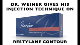 Dr. Weiner Shares His Injection Technique On The NEW Restylane Contour