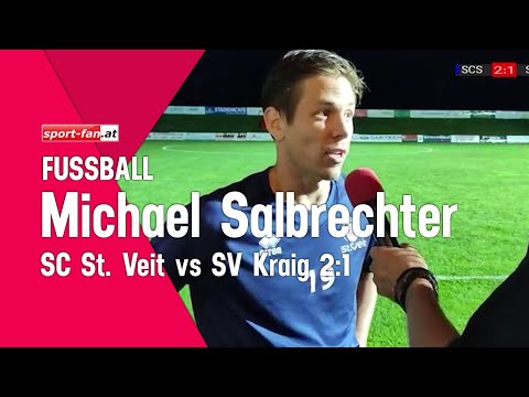 Interview mit Michael Salbrechter von SC St Veit nach dem Sieg gegen SV Kraig!