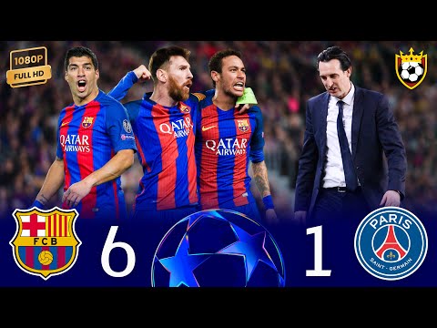Barcelona destruye al PSG con la mejor remontada de la historia 🤯🌟💣❯ Barcelona (6-1) PSG ● FHD 🎬