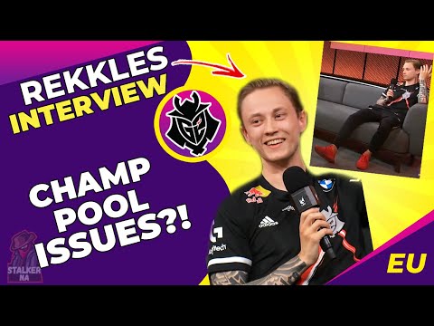 G2 Rekkles Talks His Champion Pool Issues And JHIN Picks - I Am Pretty GOOD On Everything!