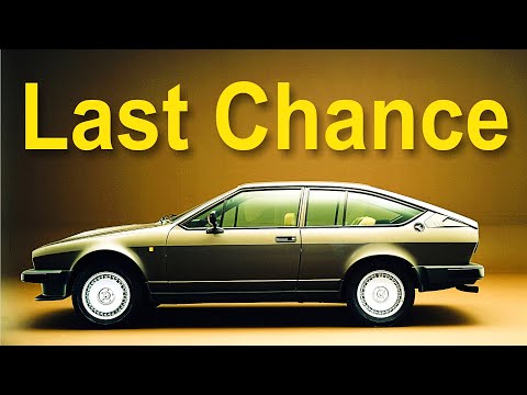 Alfa Romeo GTV6 - Your Last Chance To Buy One?