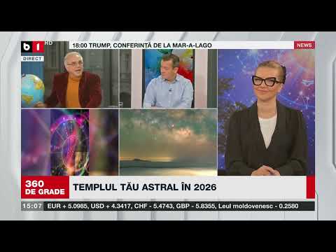 360 DE GRADE CU ALINA BĂDIC  TEMPLUL TĂU ASTRAL ÎN 2026. P1/3