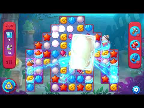 Fishdom 7356 Hard Level - 20 moves - NO BooSTERS