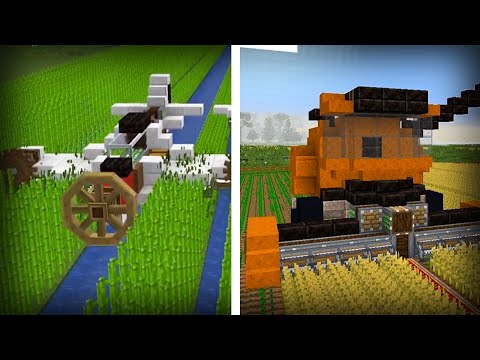 13 Amazing Create Mod Creations in Minecraft ( Vehicles & Parkour )