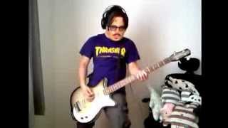 【BASS弾いてみた】Hi-STANDARD/No Fun At All/NICOTINEの3曲　【1曲30秒コーナー】